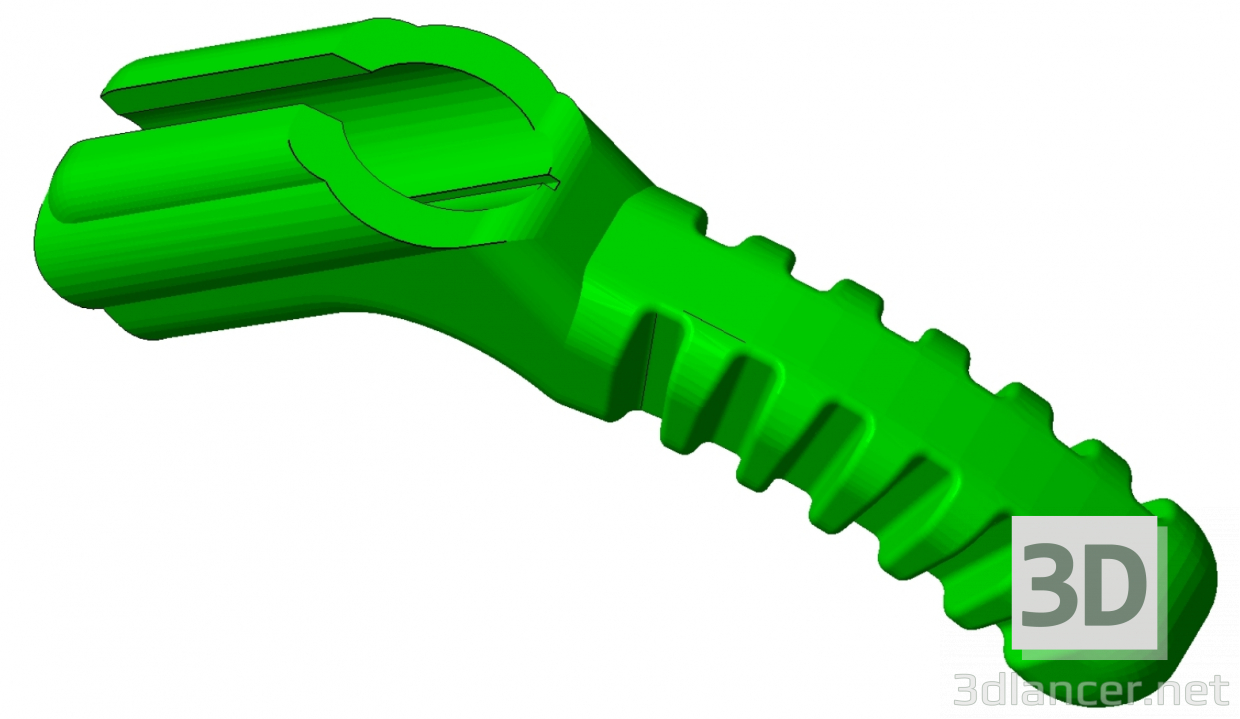 3D modeli Iwata hava fırçası kolu - önizleme