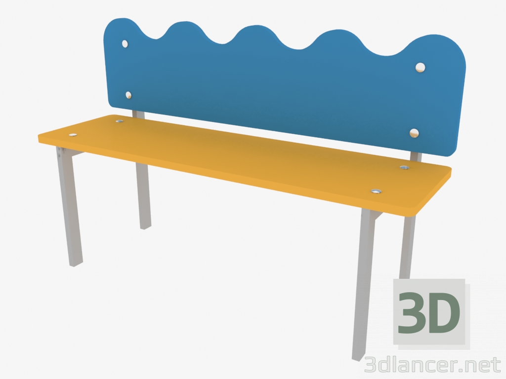 modello 3D Panchina (8023) - anteprima