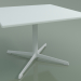 3D Modell Quadratischer Tisch 0973 (H 50 - 70 x 70 cm, M02, V12) - Vorschau