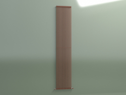 Radiador vertical ARPA 1 (2520 14EL, marrón cobre RAL 8004)