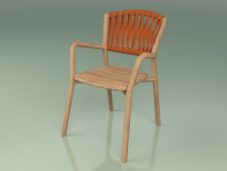 Chair 161 (Teak, Belt Orange)
