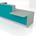 3d model Reception desk Linea LIN35L (2650x1150) - preview