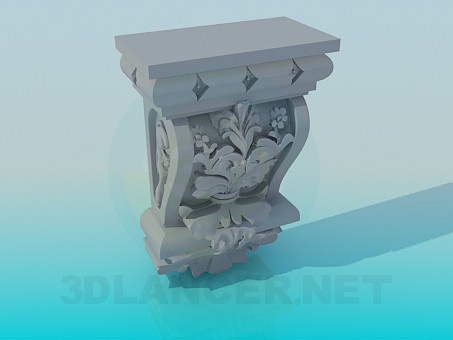modello 3D Fretwork - anteprima