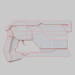 modello 3D di blaster fantascientifico comprare - rendering