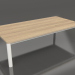 modello 3D Tavolino 70×140 (Grigio agata, Legno Iroko) - anteprima
