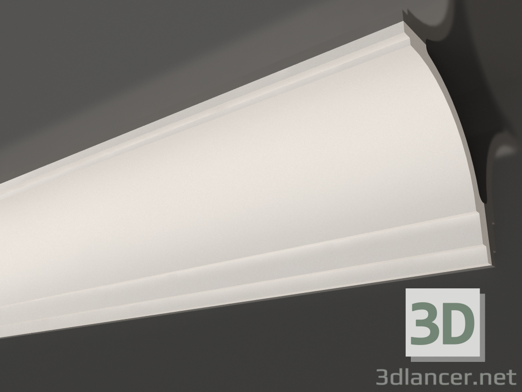 modello 3D Cornice soffitto in gesso alto KGP 008 (150x125) - anteprima