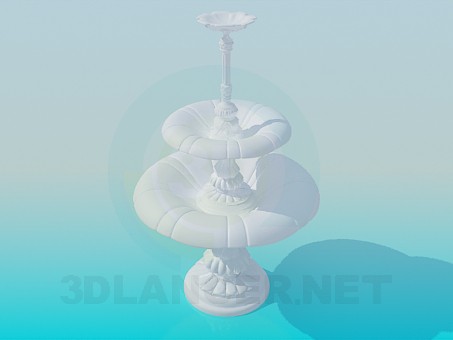 modello 3D Piedistallo - anteprima