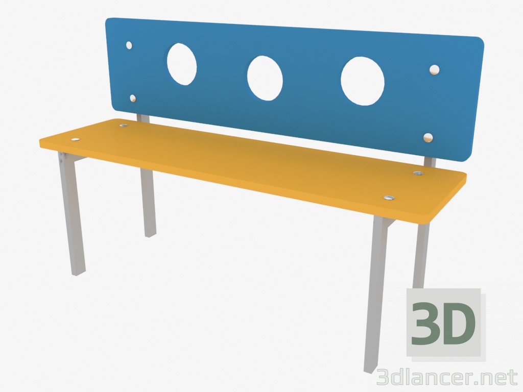 3D Modell Sitzbank (8022) - Vorschau