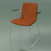 3D Modell Stuhl 3937 (auf Kufen, mit Armlehnen, Frontverkleidung, Walnuss) - Vorschau