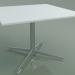 3d model Square table 0973 (H 50 - 70x70 cm, M02, LU1) - preview