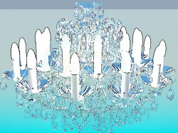 Lámpara chandelier de cristal absolutamente