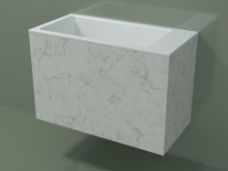 Duvara monte lavabo (02R143102, Carrara M01, L 72, P 36, H 48 cm)