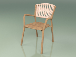 Chair 161 (Teak, Belt Rose)