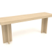 modello 3D Tavolo da lavoro RT 14 (2000x550x775, legno bianco) - anteprima