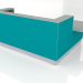 3d model Reception desk Linea LIN41L (2744x1850) - preview