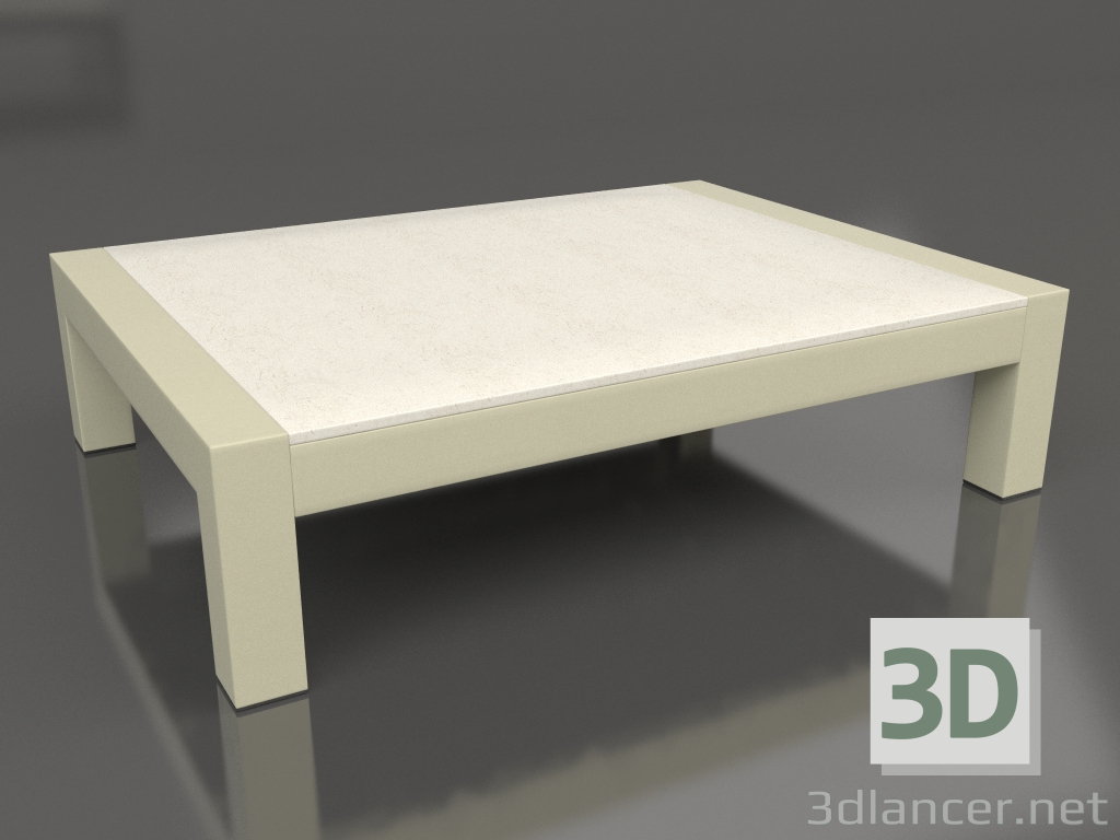 3d model Coffee table (Gold, DEKTON Danae) - preview