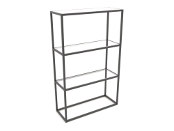 Rectangular shelf (GLASS, 80x30x128)