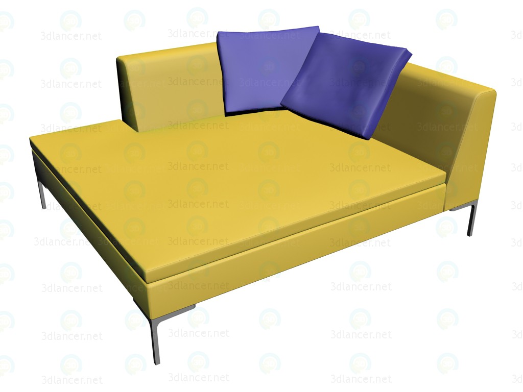 3D Modell Modulares Sofa CHL135LS - Vorschau