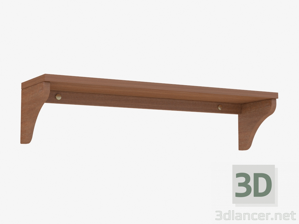 3D Modell Wandregal - Vorschau