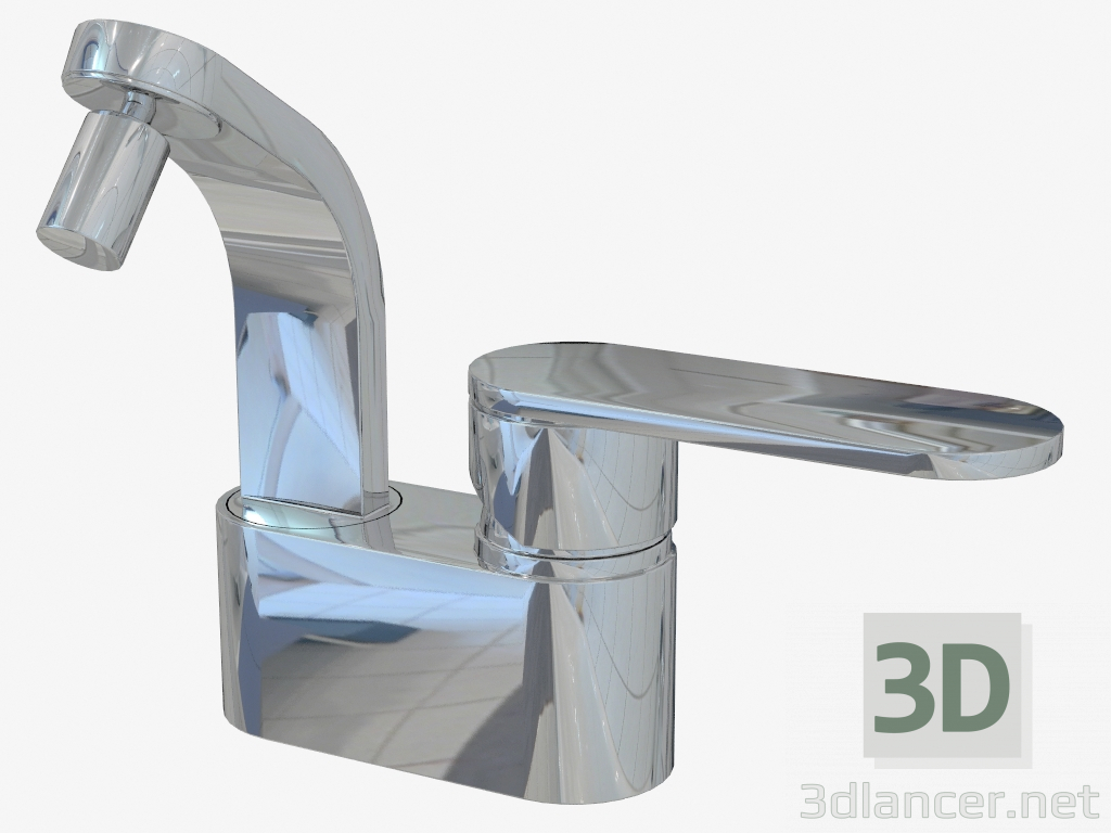 3D Modell Einhebel Bidetmischer One (114070-F) - Vorschau