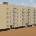 3d Five-story building TKBU-1, Chelyabinsk Region model buy - render