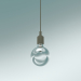 3d model Pendant lamp E27 (Olive Green) - preview