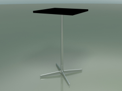 Square table 5518, 5538 (H 105 - 59x59 cm, Black, LU1)