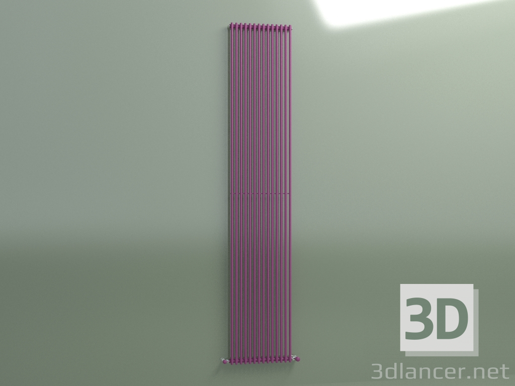 3D Modell Kühler vertikal ARPA 1 (2520 14EL, Transport lila RAL 4006) - Vorschau