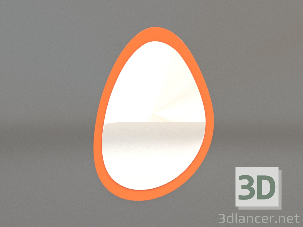 modèle 3D Miroir ZL 05 (470х677, orange vif lumineux) - preview
