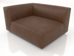 Sofa module corner asymmetrical right (option 1)