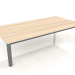 3d model Coffee table 70×140 (Anthracite, Iroko wood) - preview