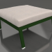 Modelo 3d Módulo sofá, pufe (verde garrafa) - preview