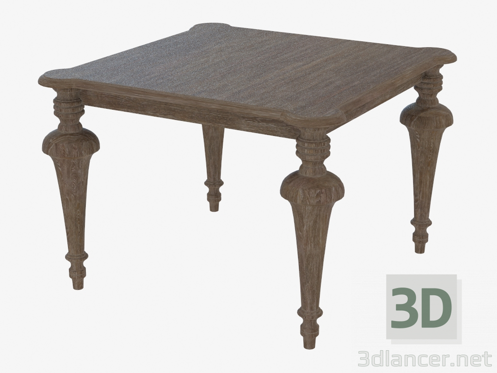 3 डी मॉडल डाइनिंग टेबल वर्ग वर्ग पुराने मिल्टन टेबल (8831.0007.43) - पूर्वावलोकन