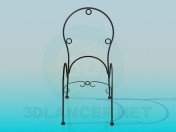 Frame chair forged