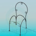 3d model Frame chair forged - preview