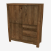 3d model Chest of drawers (114 x 138 x 44 cm) - preview