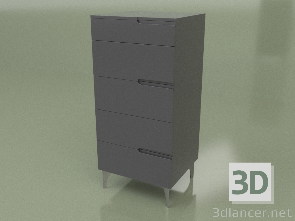 modèle 3D Commode GL 340 (Anthracite) - preview