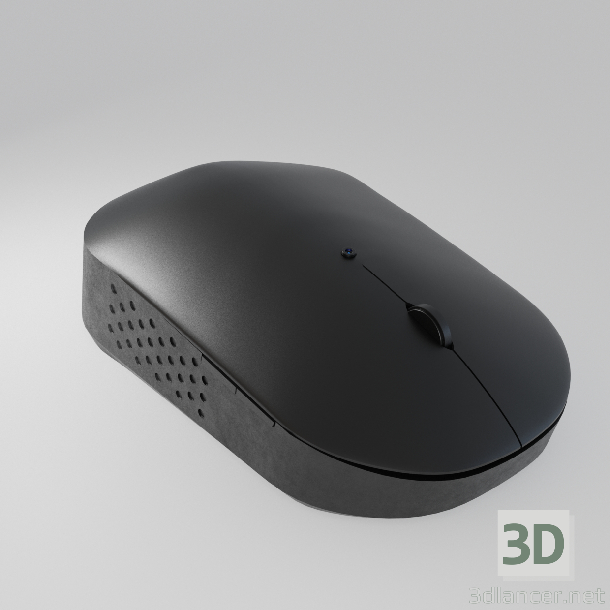 Modelo 3d Mouse sem fio - preview