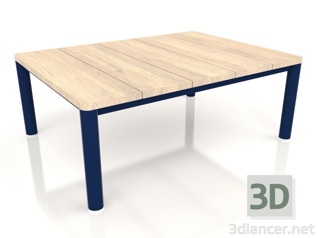 modèle 3D Table basse 70×94 (Bleu nuit, bois Iroko) - preview