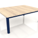 3d модель Журнальный стол 70×94 (Night blue, Iroko wood) – превью