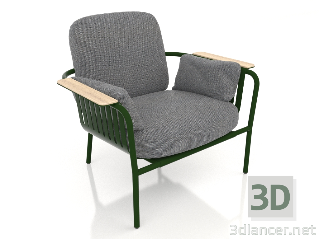 3D Modell Sessel (Flaschengrün) - Vorschau