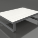 modèle 3D Table basse 120 (Polyéthylène blanc, Anthracite) - preview
