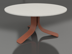 Tavolino Ø80 (Terracotta, DEKTON Sirocco)