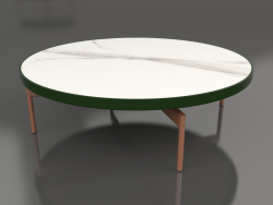 Round coffee table Ø120 (Bottle green, DEKTON Aura)