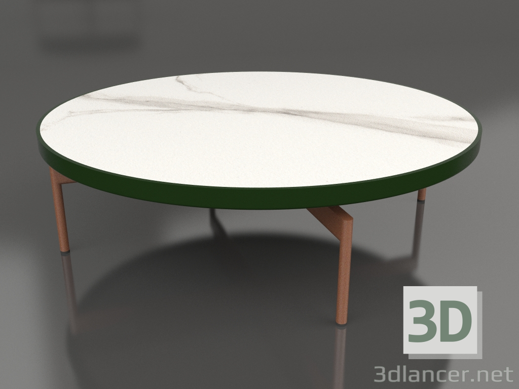 3D modeli Yuvarlak sehpa Ø120 (Şişe yeşili, DEKTON Aura) - önizleme