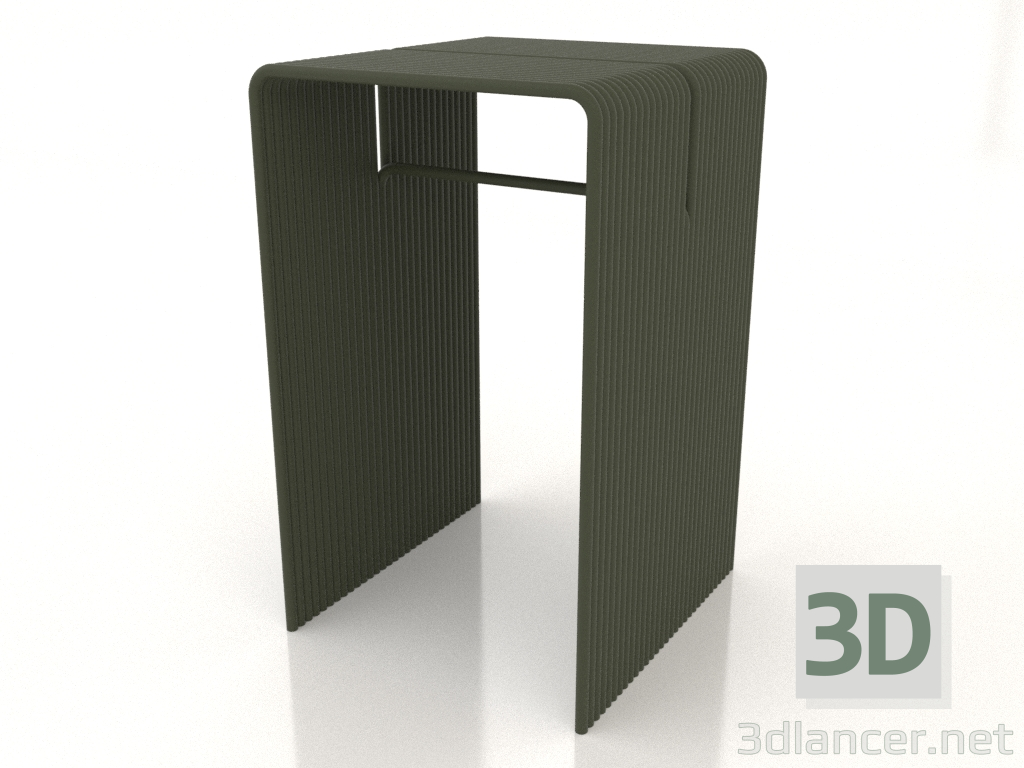 modello 3D Tavolino da bar (verde) - anteprima