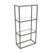 3d model Rectangular shelf (GLASS, 60x30x128) - preview