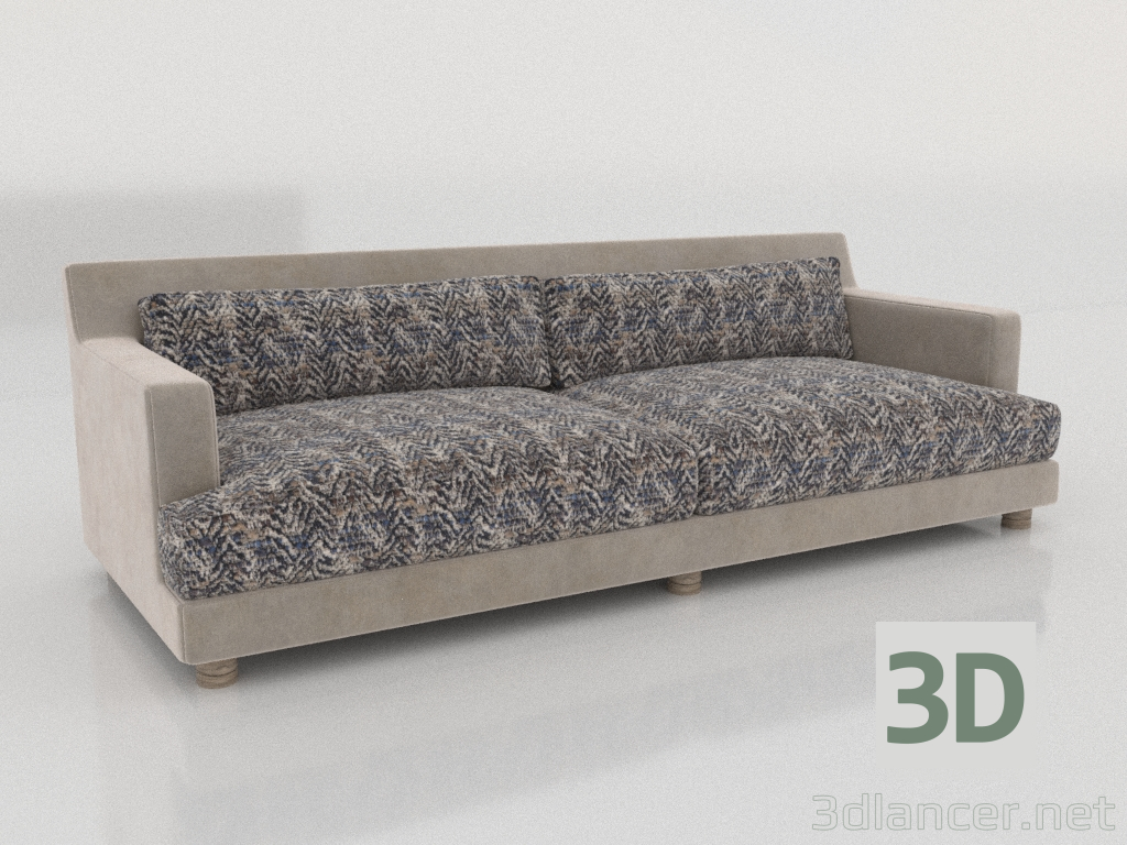 3d model Sofá MONTAIGNE - vista previa 3d model Sofá MONTAIGNE - vista previa