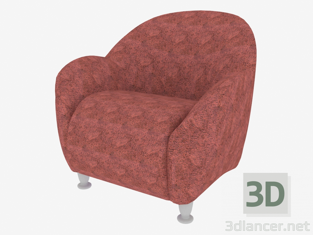 3d model Chik armchair (08) - preview