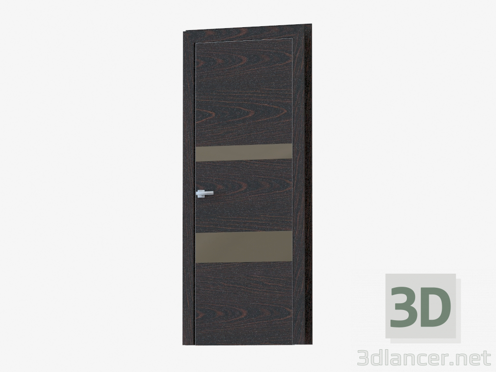 Modelo 3d Porta Interroom (20,31 de prata bronza) - preview